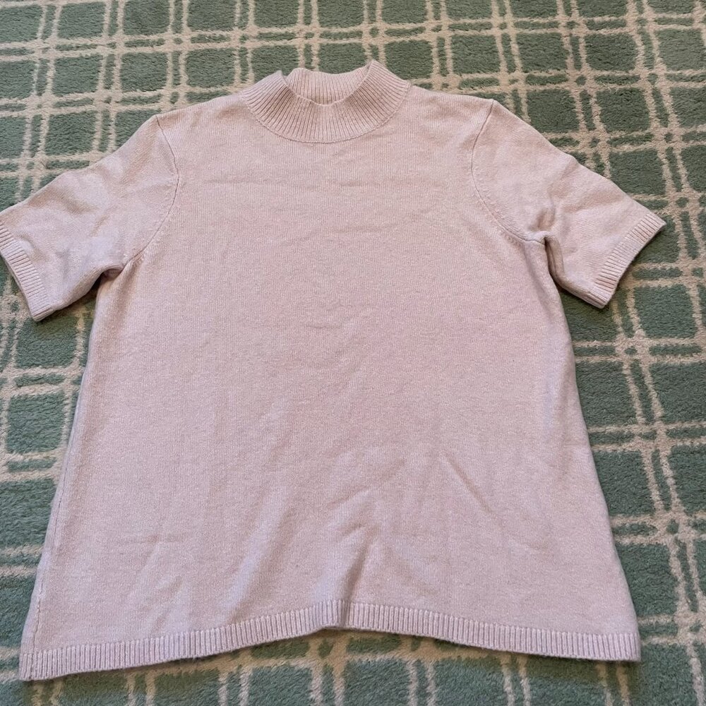 Loft mock neck swing sweater S